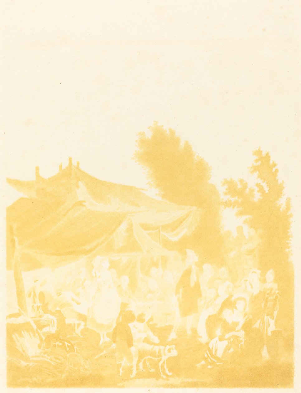 Noce de Village da Charles Melchior Descourtis after Nicolas Antoine Taunay