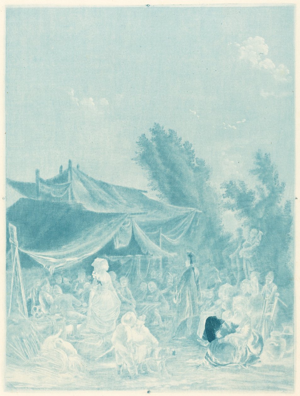 Nozze di villaggio (Noce de Village) da Charles Melchior Descourtis after Nicolas Antoine Taunay