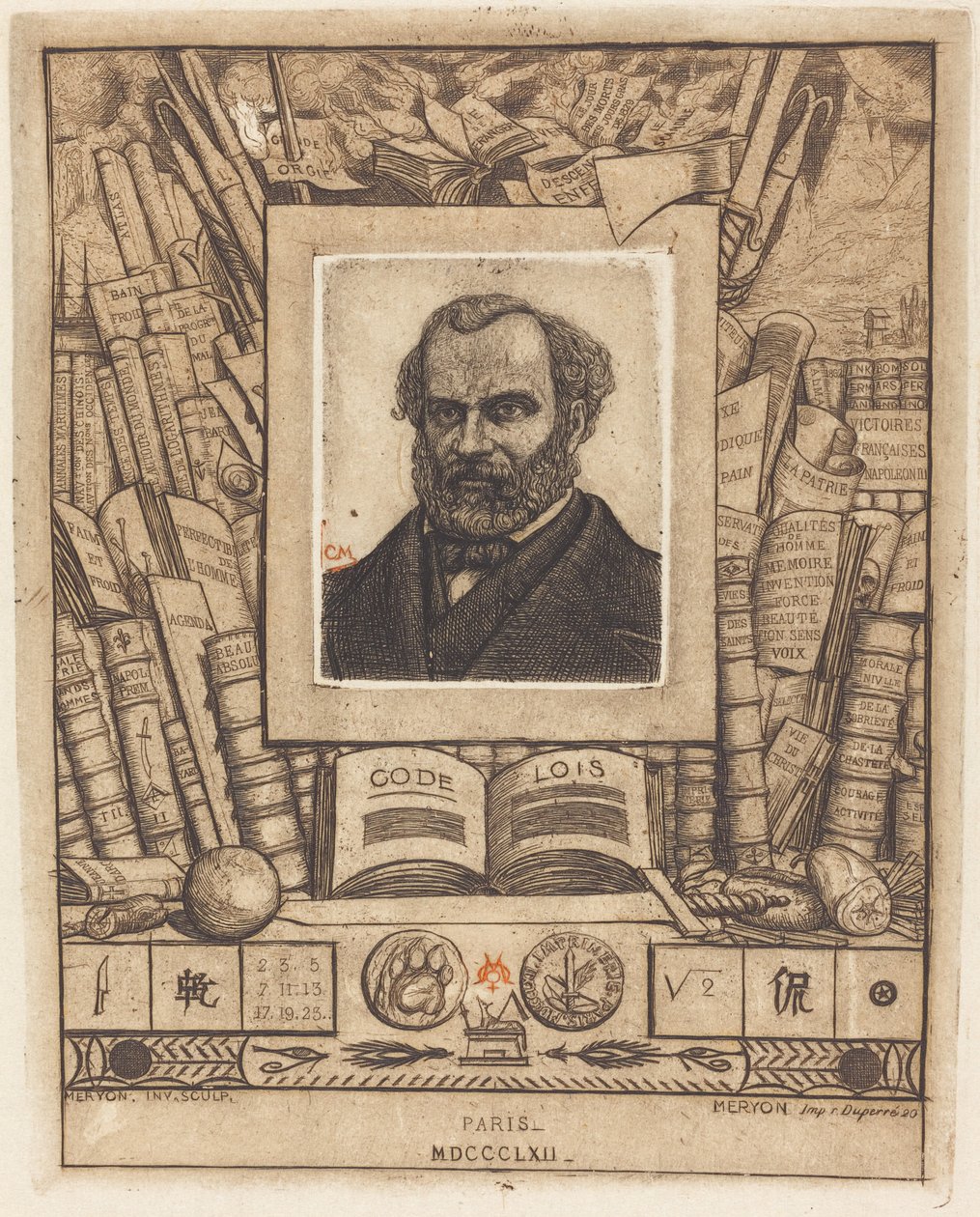 Armand Guéraud da Charles Meryon