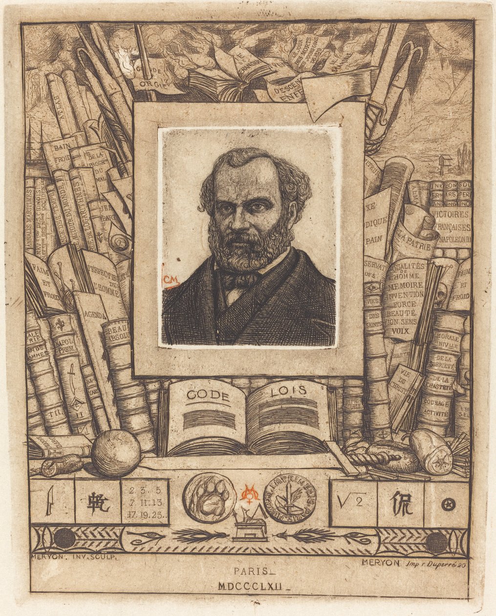 Armand Guéraud da Charles Meryon