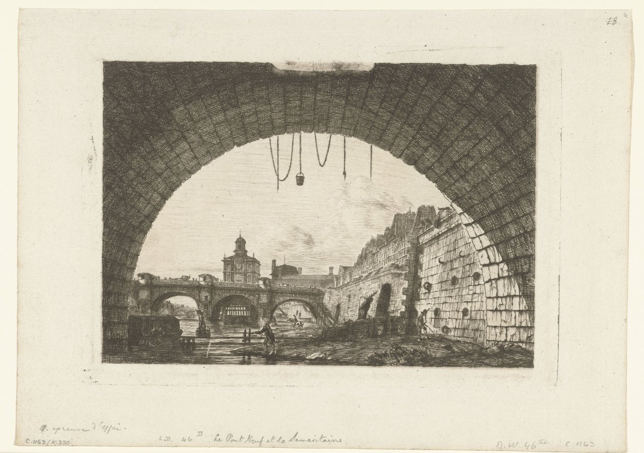 Vista del Pont-Neuf da sotto l
