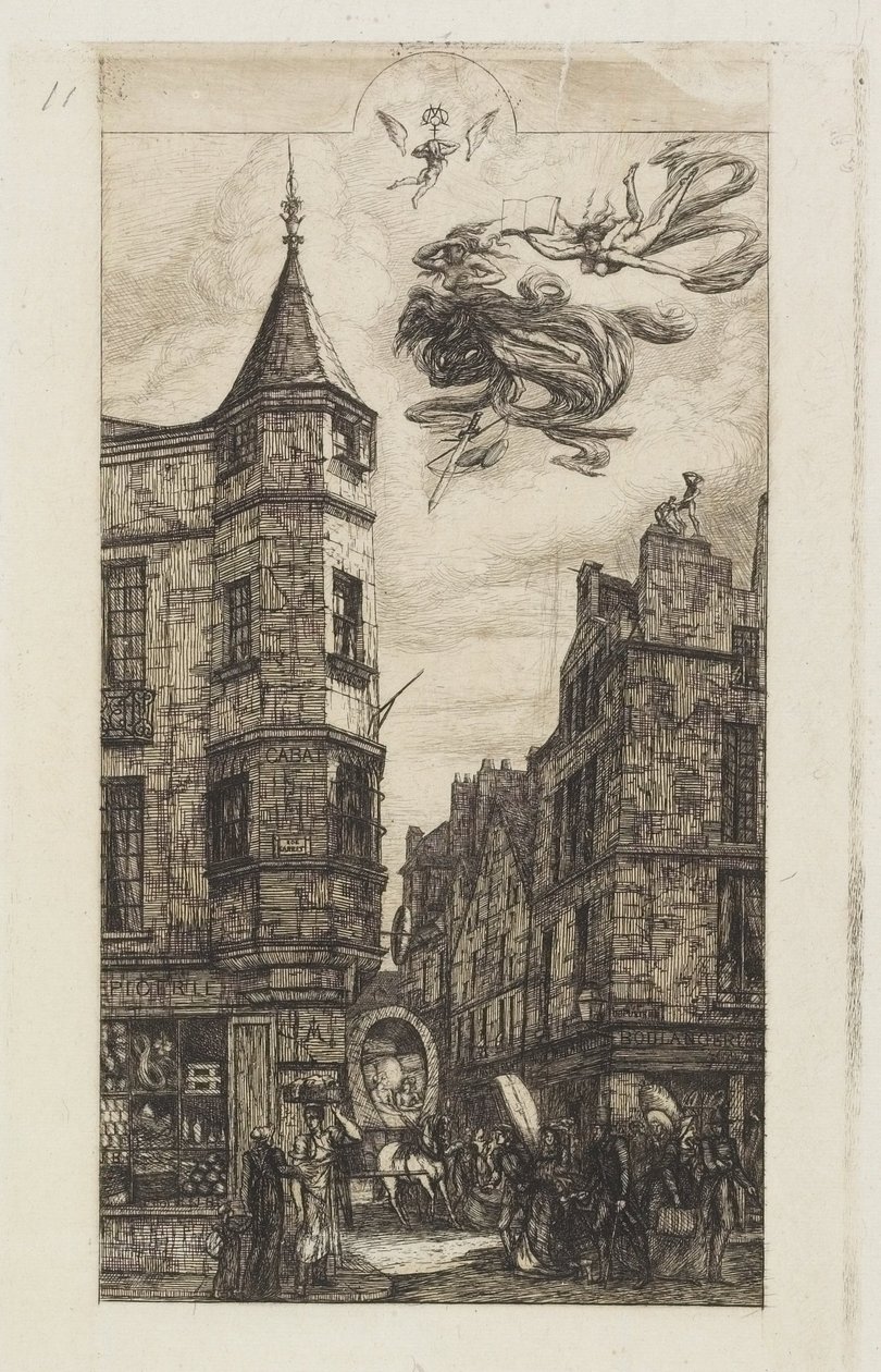 Casa con torretta, n. 22 da Charles Meryon