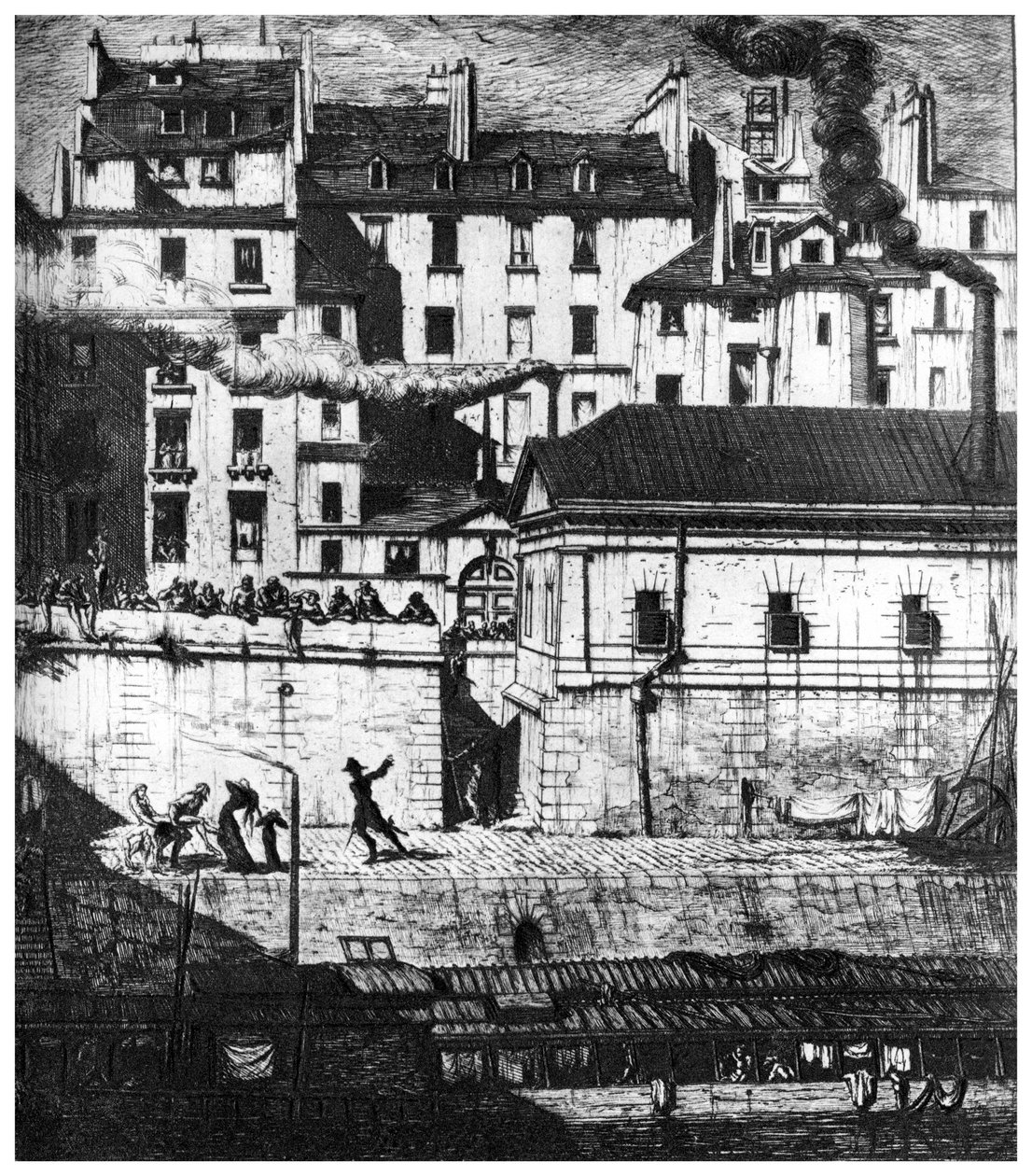 La Morgue, c1841-1868 1924 da Charles Meryon