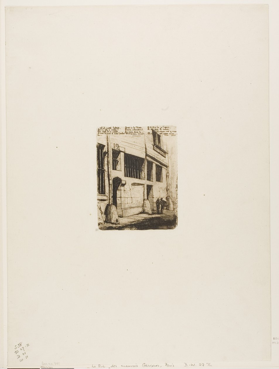 La via dei cattivi ragazzi da Charles Meryon
