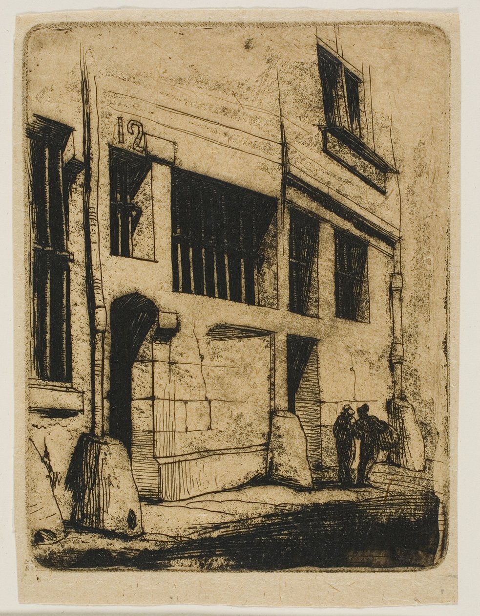 La rue des Mauvais Garçons da Charles Meryon