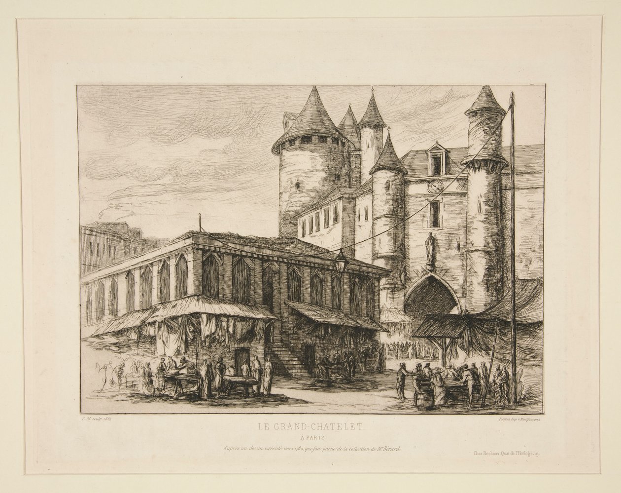 Le Grand Chatelet da Charles Meryon
