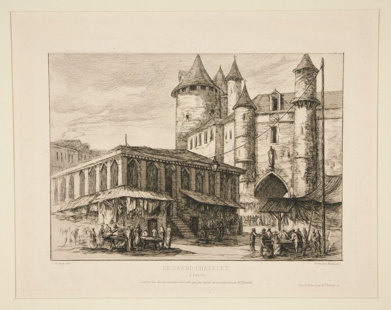 Il Grand Châtelet [circa 1780 da un disegno dell