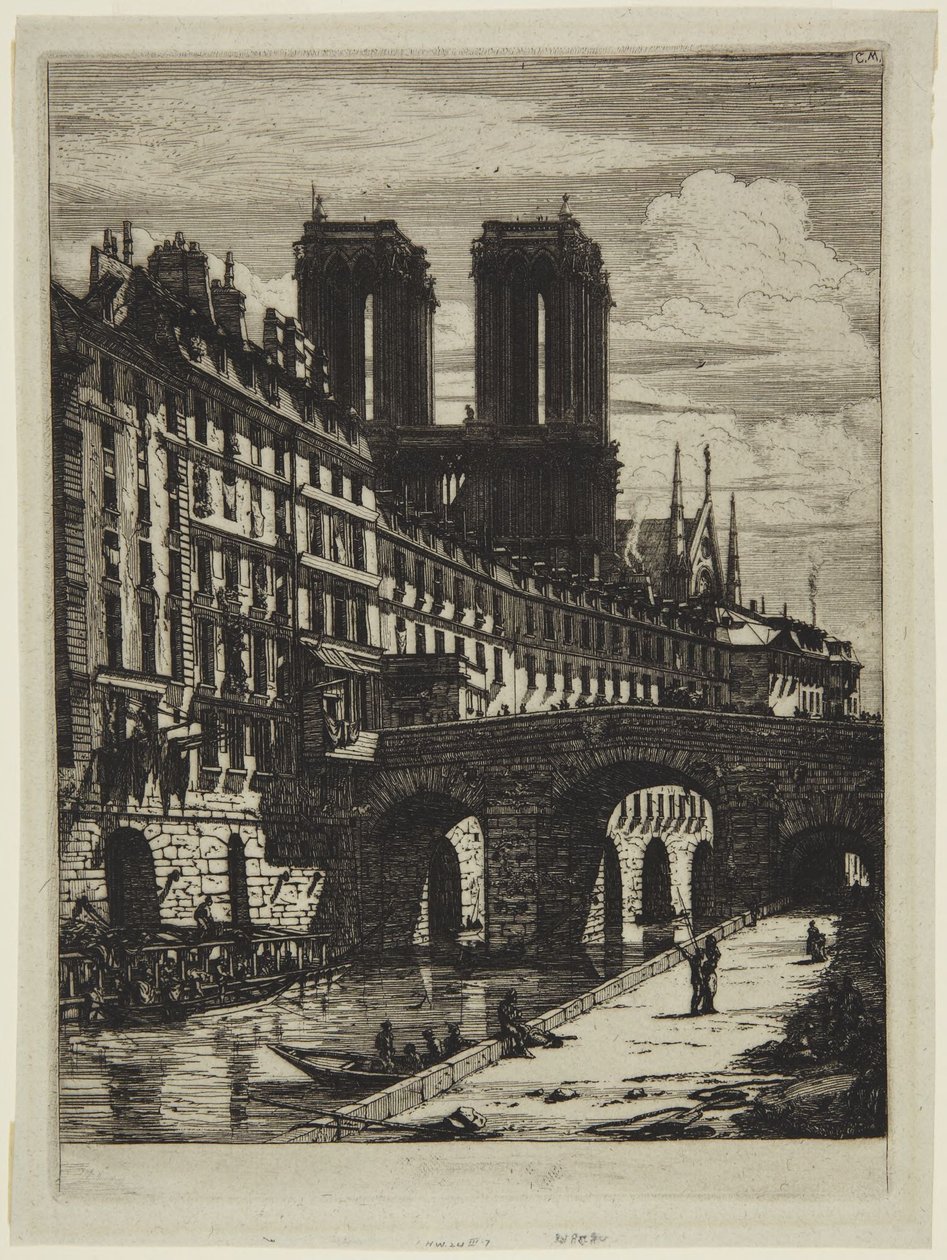 Il piccolo ponte da Charles Meryon