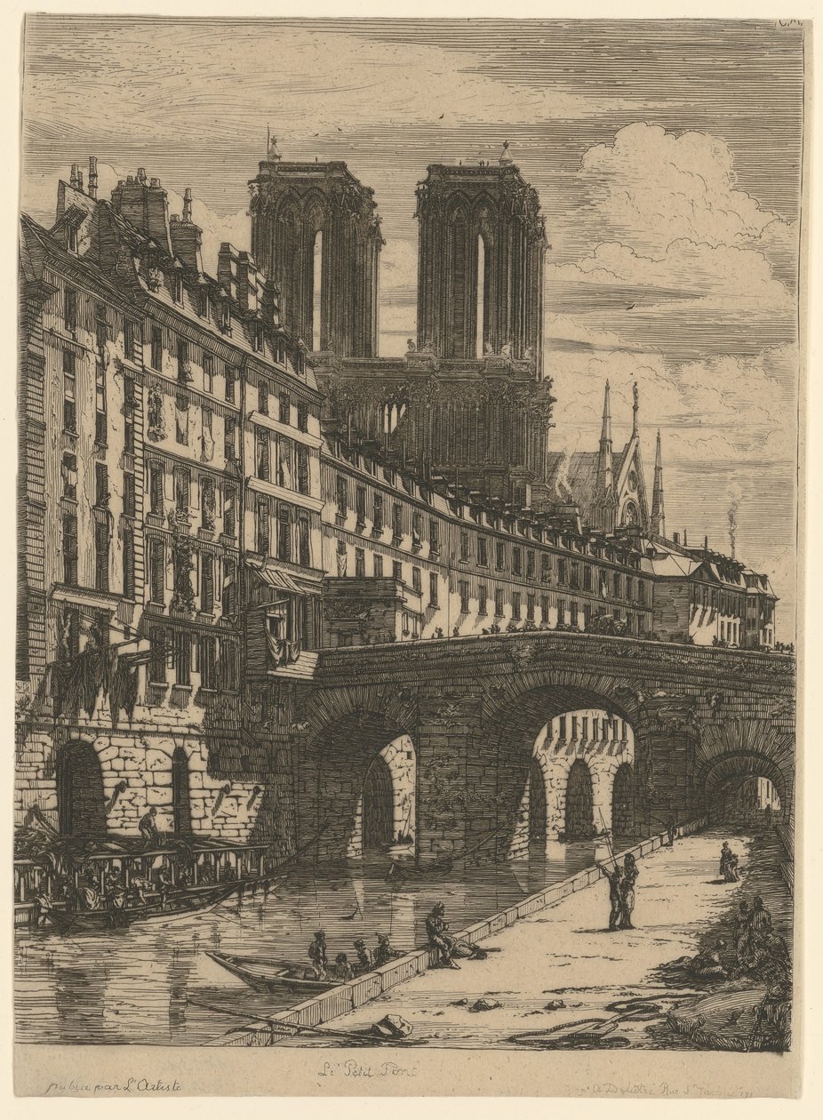 Il piccolo ponte da Charles Meryon