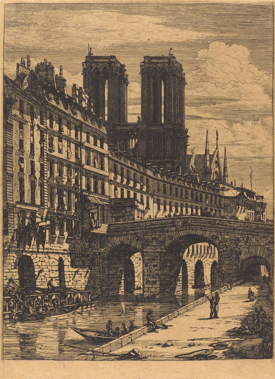 Il piccolo ponte, Parigi da Charles Meryon