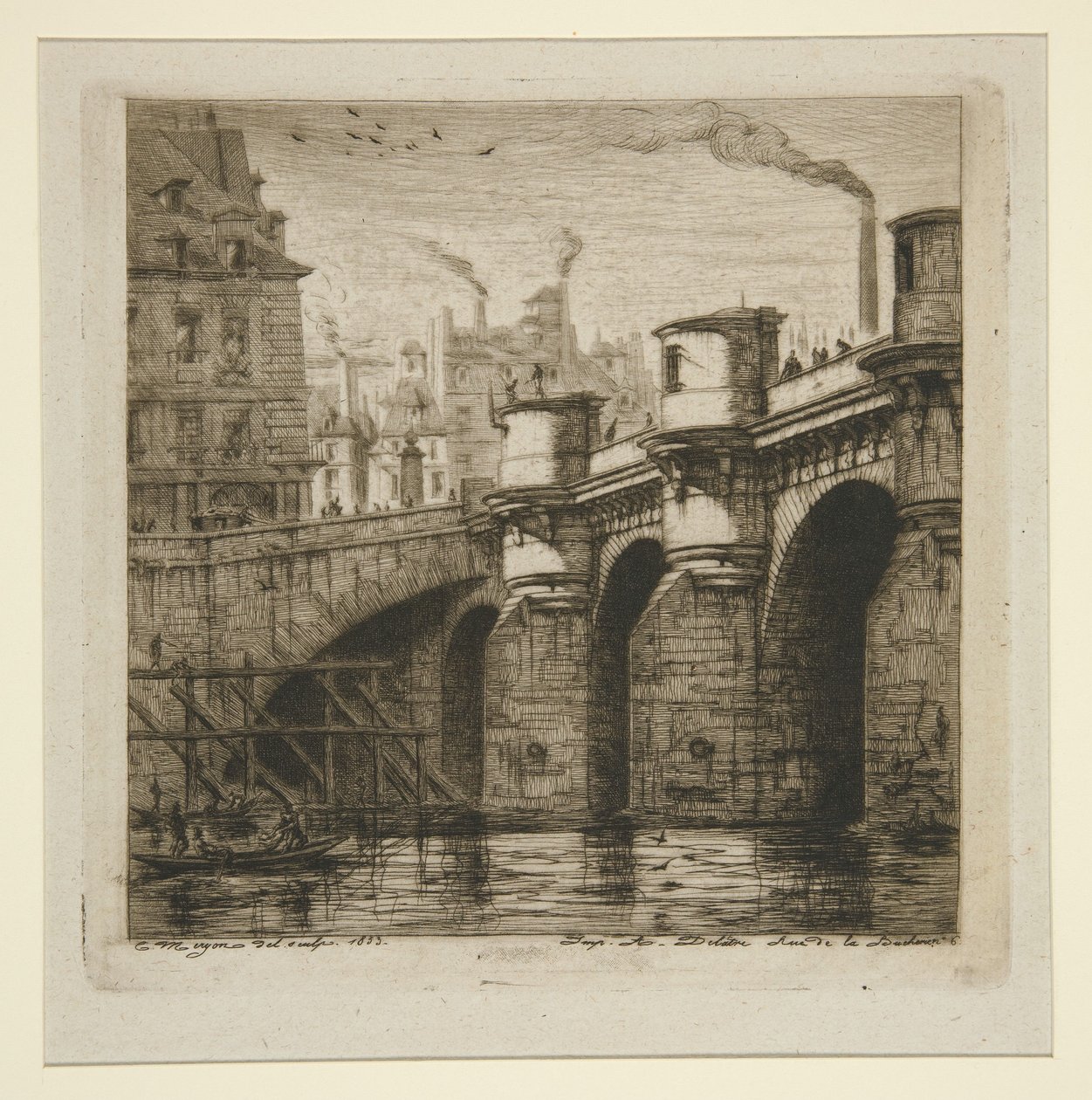 Il Pont-Neuf da Charles Meryon