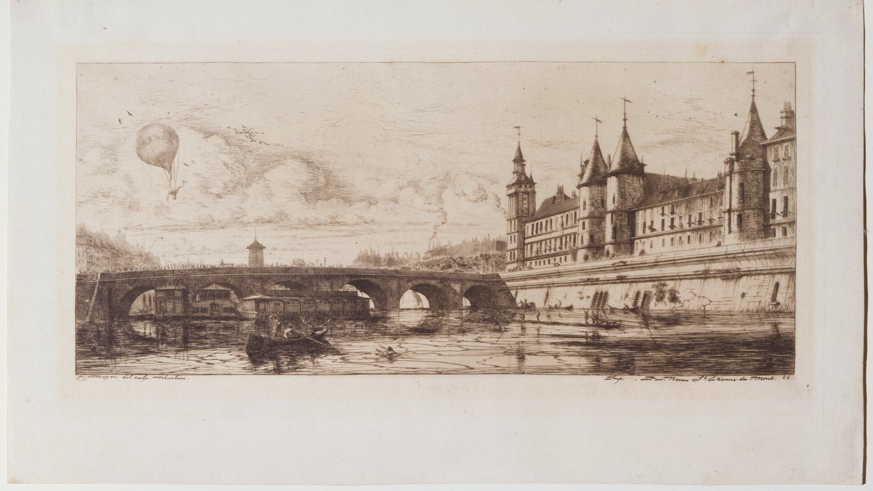 Il Pont au Change da Charles Meryon