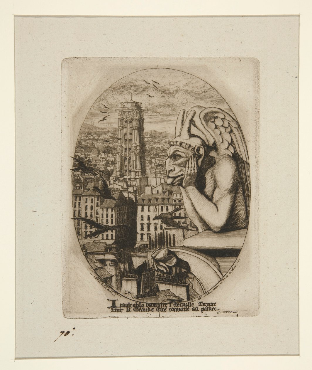Le Stryge (Il vampiro) da Charles Meryon