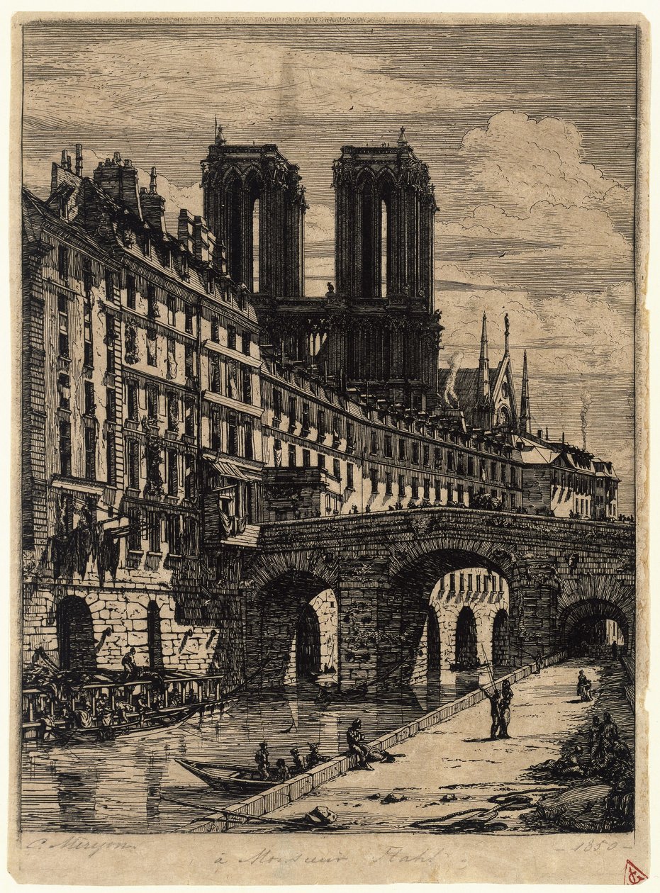 Il piccolo ponte da Charles Meryon
