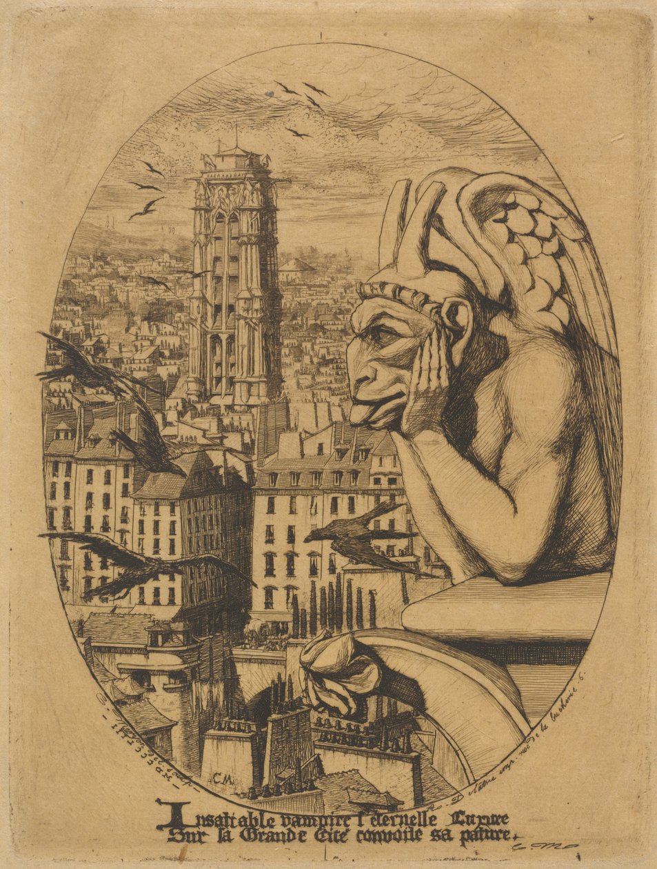 Le stryge da Charles Meryon