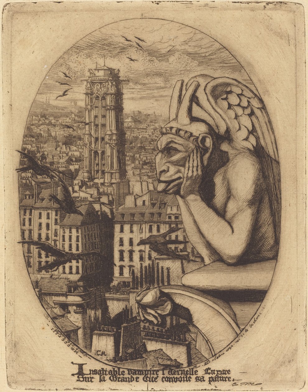 Le stryge da Charles Meryon