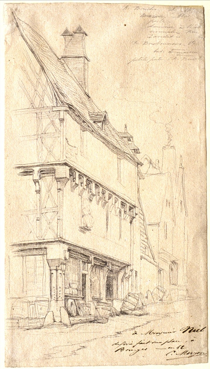 Antica dimora a Bourges: "La Maison du Musicien" da Charles Meryon