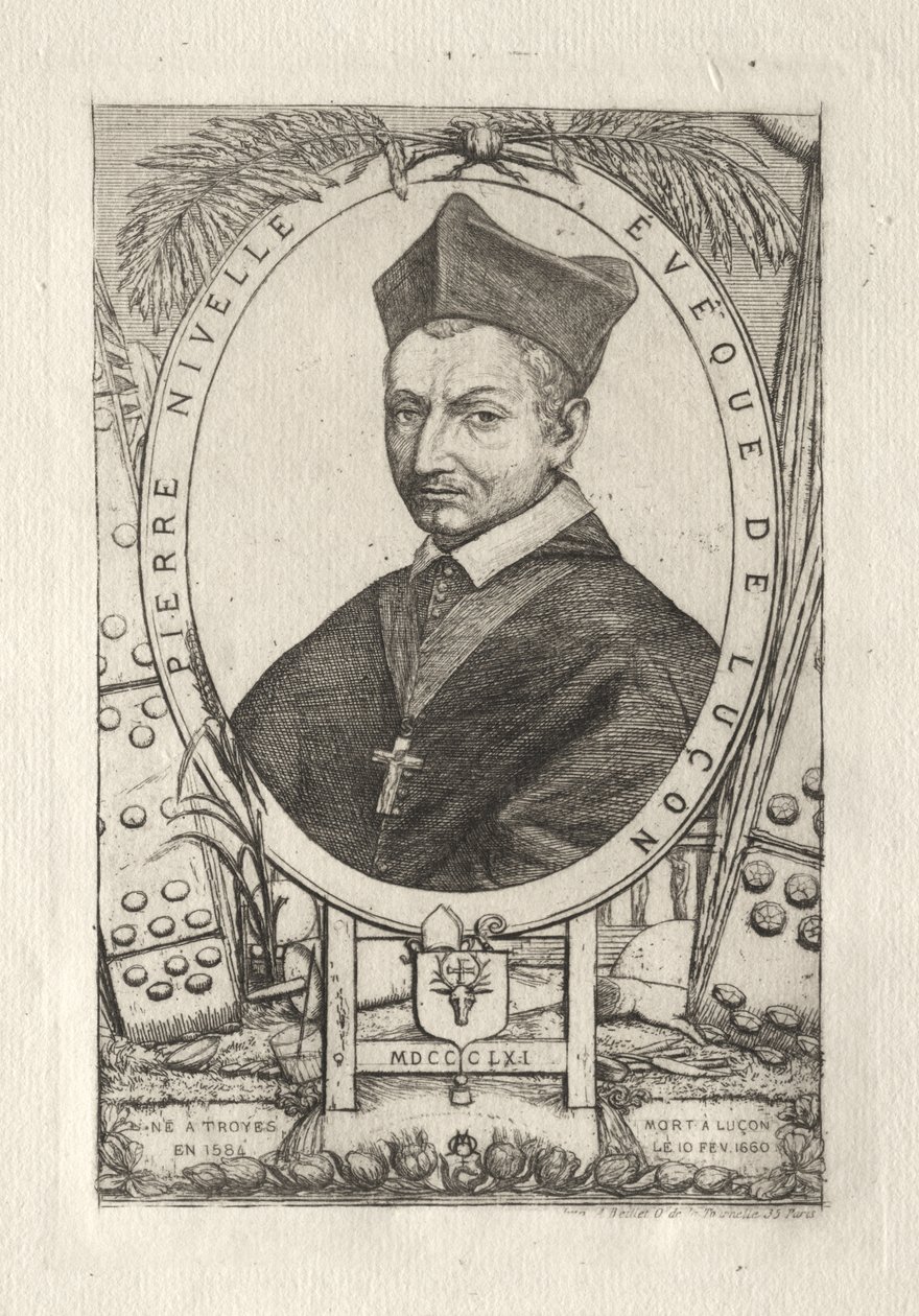 Pierre Nivelle, Vescovo di Luçon da Charles Meryon