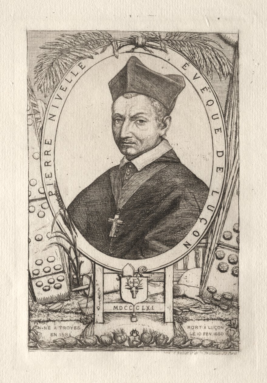 Pierre Nivelle, Vescovo di Luçon da Charles Meryon