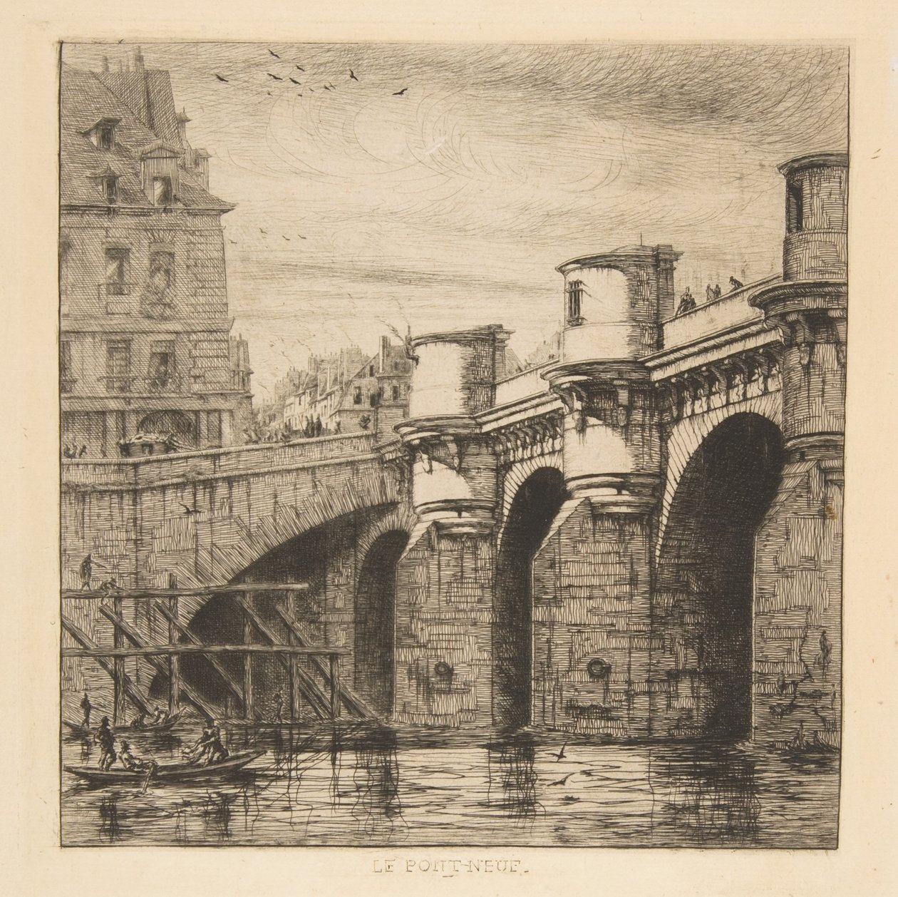 Pont-Neuf, Parigi da Charles Meryon