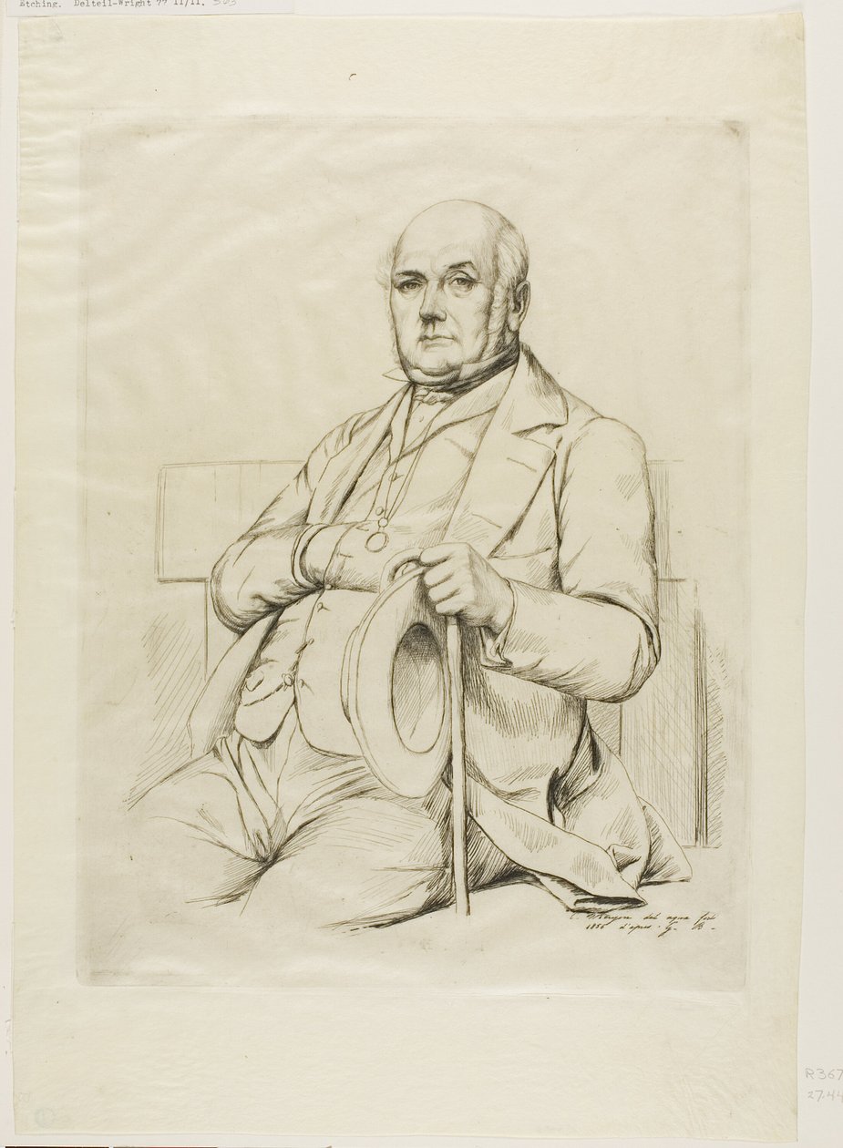 Ritratto di Casimir le Conte da Charles Meryon