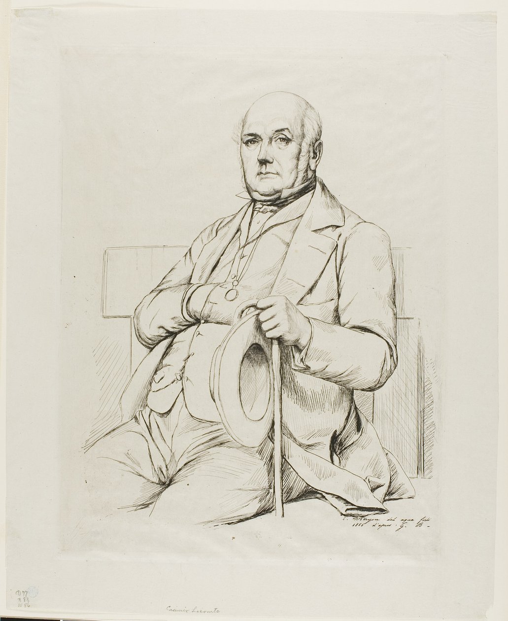Ritratto di Casimir le Conte da Charles Meryon