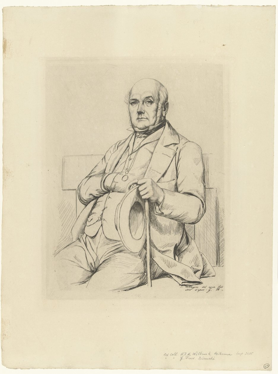 Ritratto di Casimir Le Conte da Charles Meryon