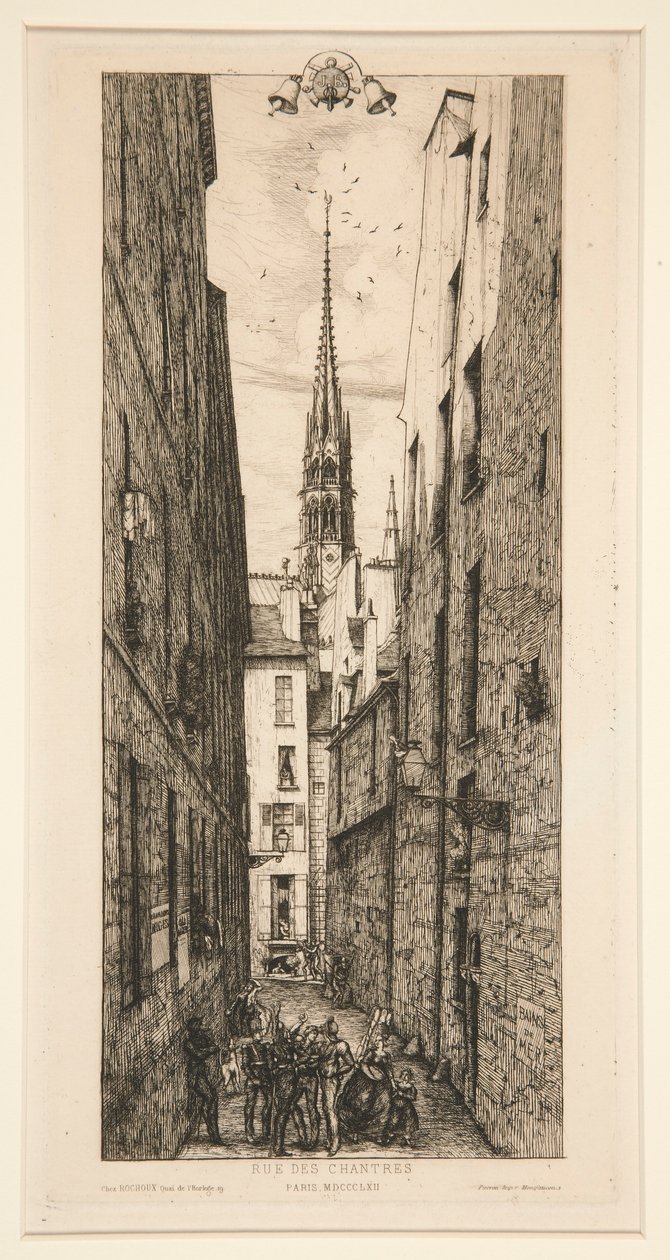 Rue des Chantres da Charles Meryon