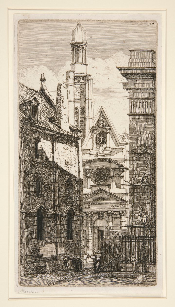 Saint-Etienne-du-Mont da Charles Meryon