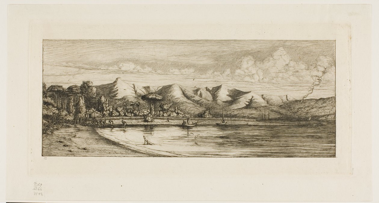 Pesca con la sciabica al largo di Collier
