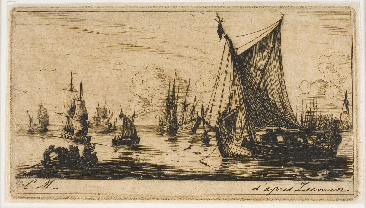 Pescatori del Mare del Sud da Charles Meryon