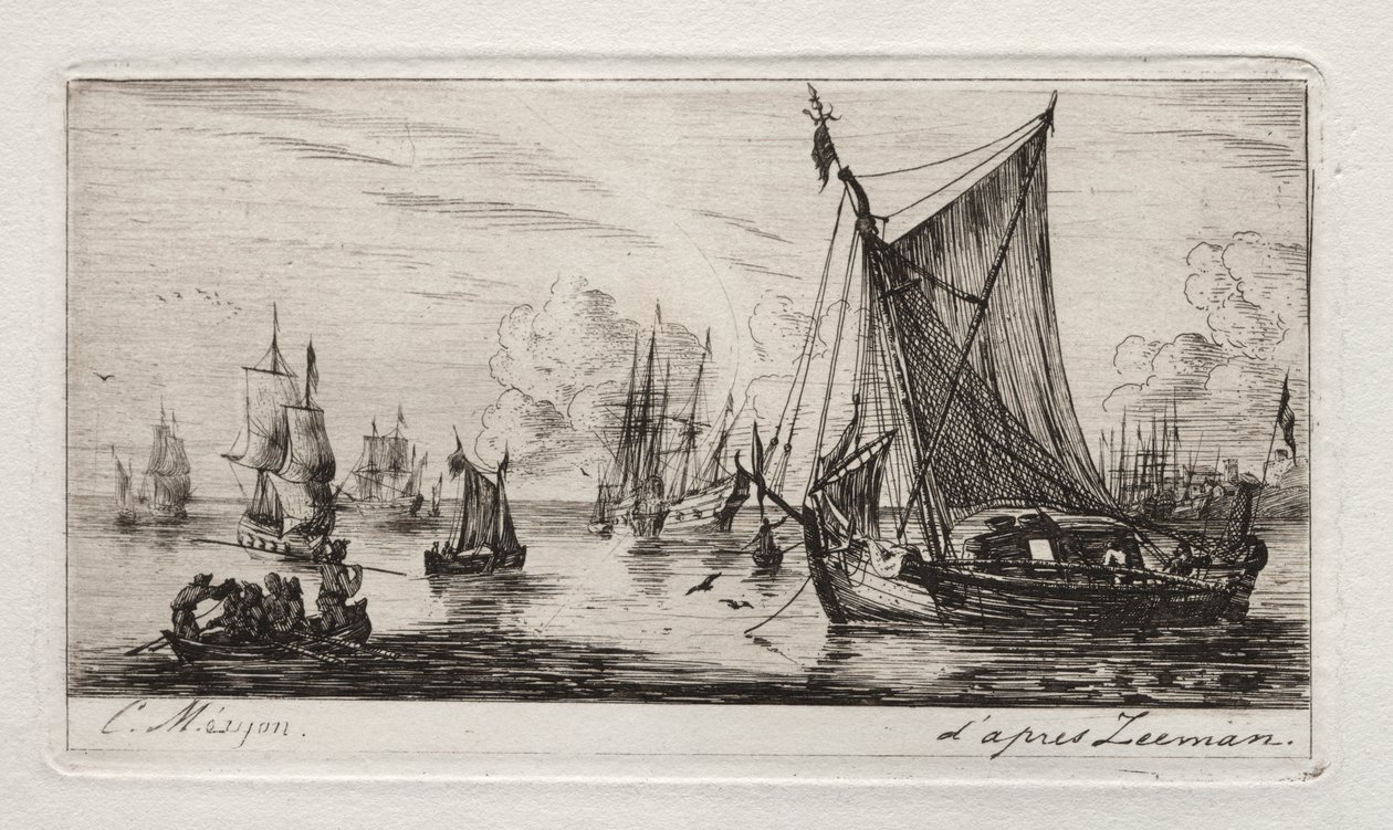 Pescatori del Mare del Sud da Charles Meryon