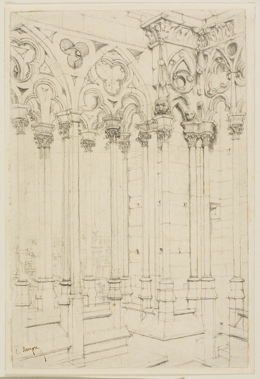 La Galleria di Notre-Dame, Parigi da Charles Meryon