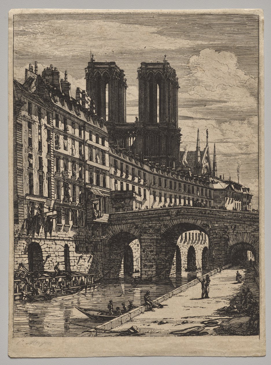 Il Petit Pont da Charles Meryon