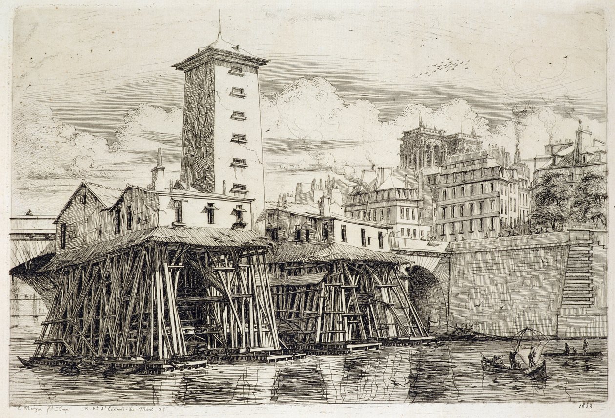 La pompa, Notre Dame da Charles Meryon