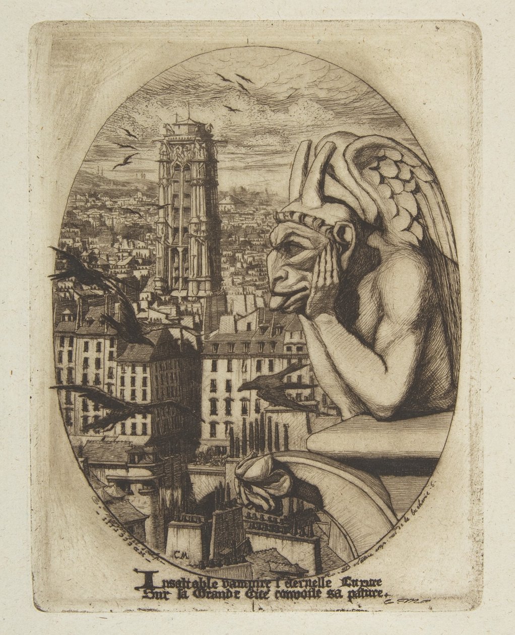 Il vampiro da Charles Meryon