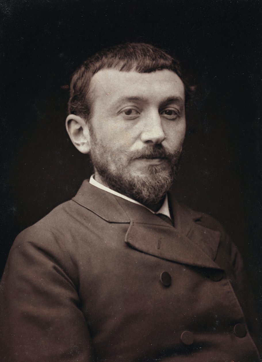 Album Artistique et Biographique, 5me année, Salon 1885; ritratto del pittore francese Alfred-Henri Bramtot (1852-1894) da Charles Michelez