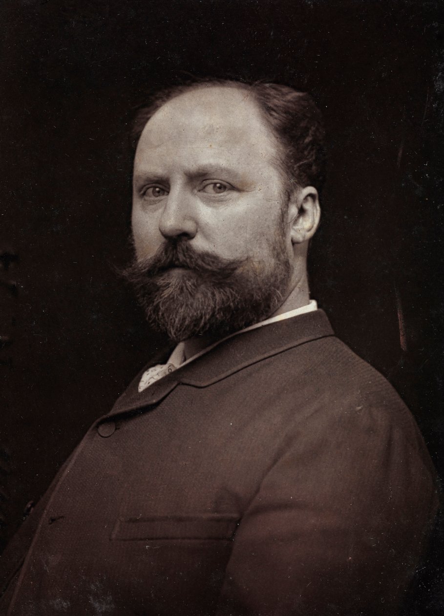 Album Artistique et Biographique, 5me année, Salon 1885; ritratto del pittore francese Paul Louis Narcisse Grolleron (1848-1901) da Charles Michelez