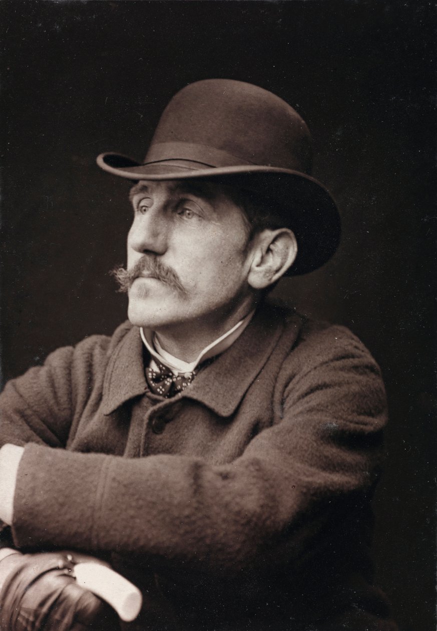 Album Artistique et Biographique, 5me année, Salon 1885; ritratto del pittore francese Georges-Louis Hyon (1855-1901) da Charles Michelez
