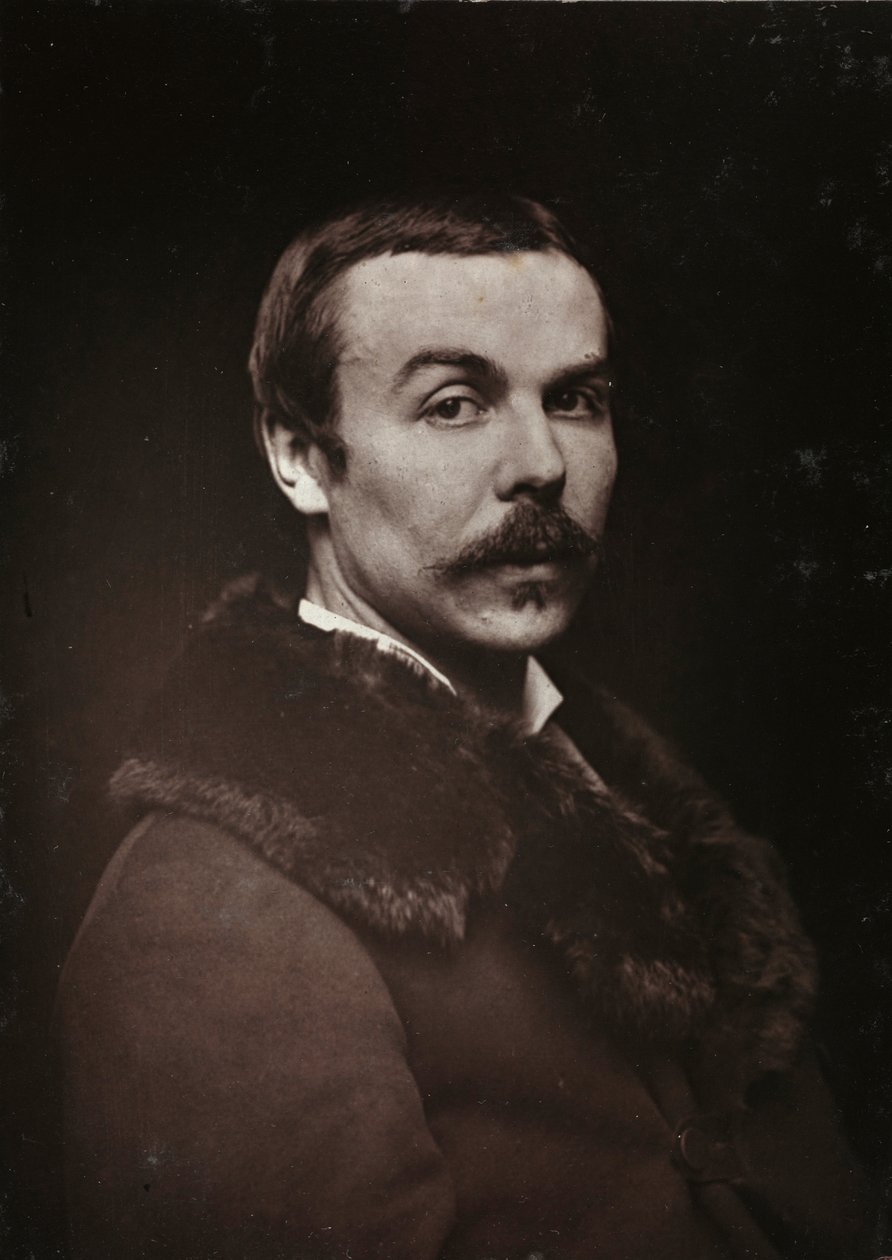 Album Artistique et Biographique, 5me année, Salon 1885; ritratto del pittore francese Albert Bettannier (1851-1932) da Charles Michelez