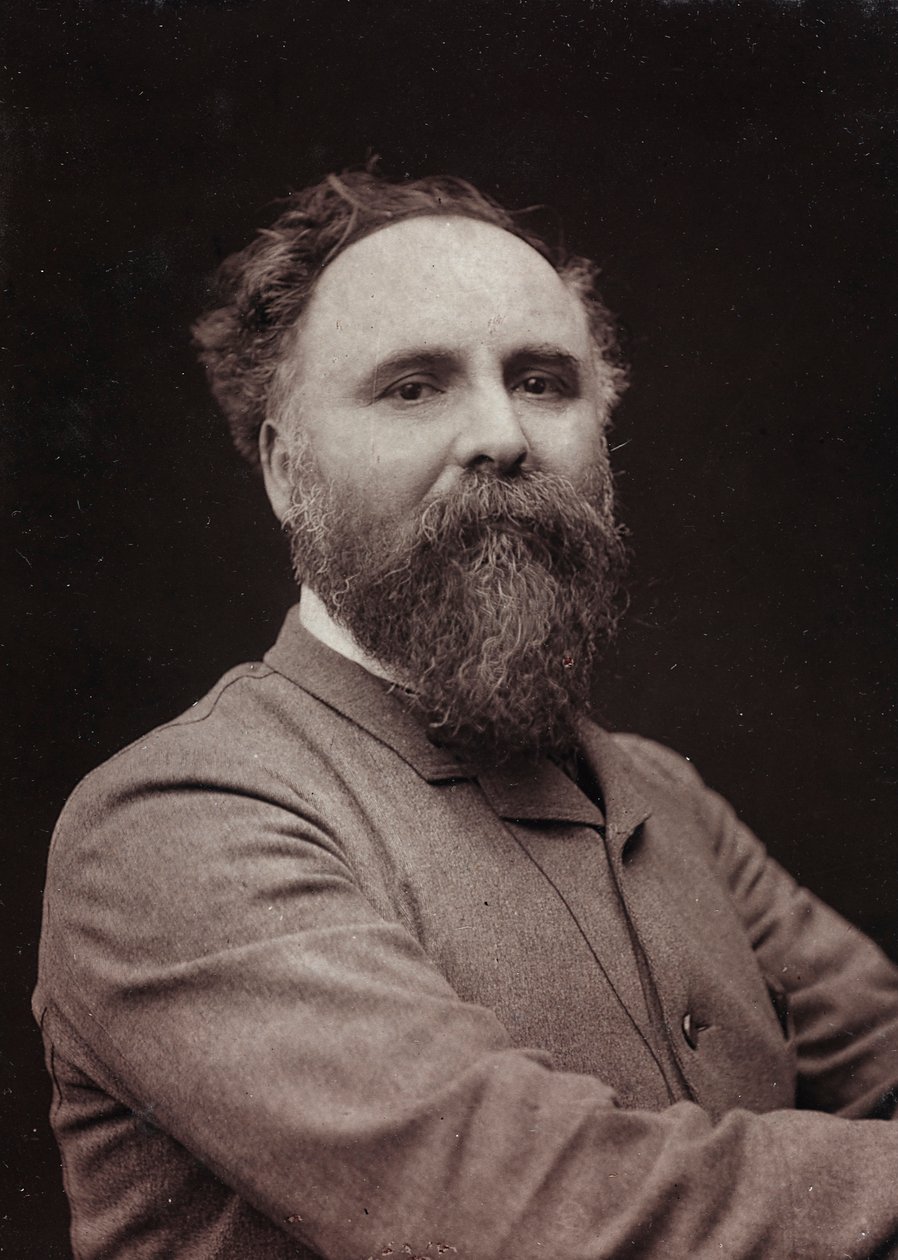 Album Artistique et Biographique, 5me année, Salon 1885; ritratto del pittore francese Diogène Ulysse Napoléon Maillart (1840-1926) da Charles Michelez