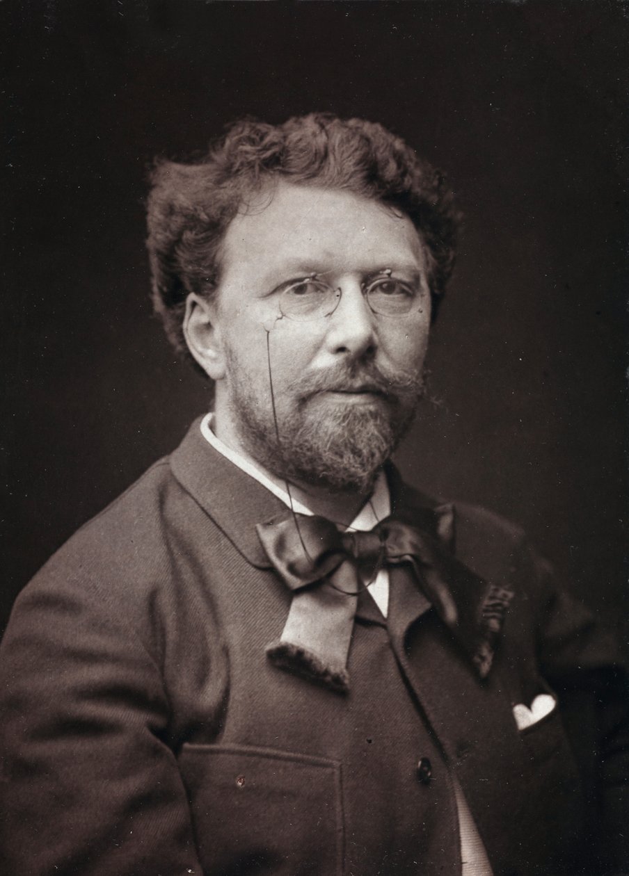 Album Artistique et Biographique, 5me année, Salon 1885; ritratto del pittore francese Alfred-Pierre Joseph Agache (1843-1915) da Charles Michelez
