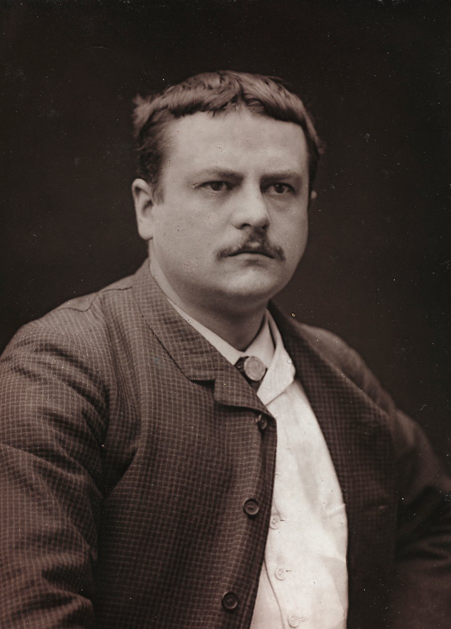 Album Artistique et Biographique, 6me année, Salon 1885; ritratto del pittore francese Royer Lionel (1852-1926) da Charles Michelez