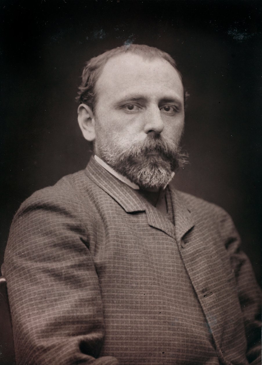 Album Artistique et Biographique, 6me année, Salon 1885; ritratto del pittore Edouard Jean Dambourgez (1844-1931) da Charles Michelez