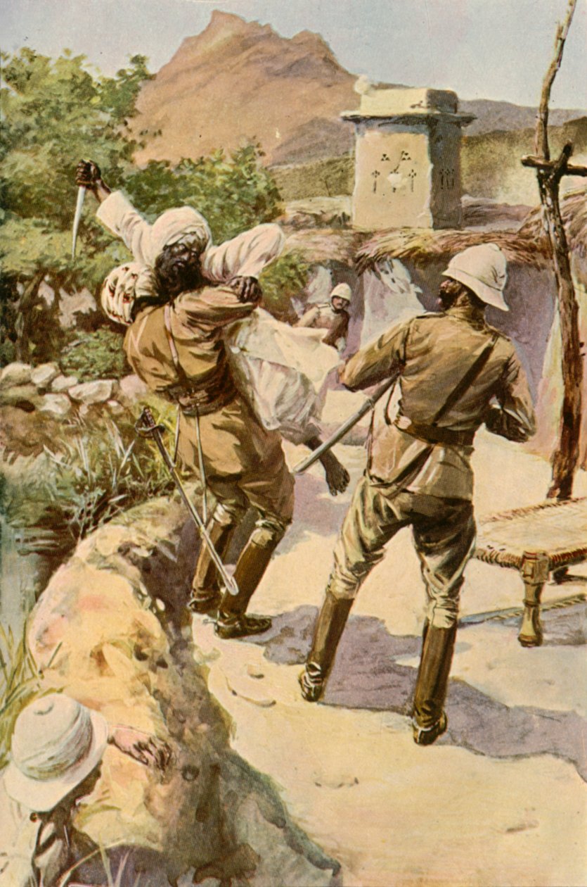 Roberts Salvato da un Soldato a Bhagwana, 1901 da Charles Mills Sheldon