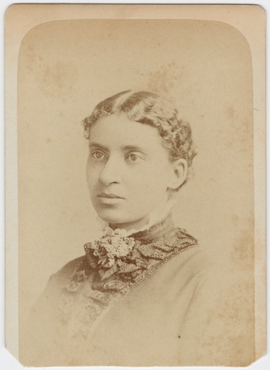 Carte de visite di Lottie Grimke da Charles Milton Bell