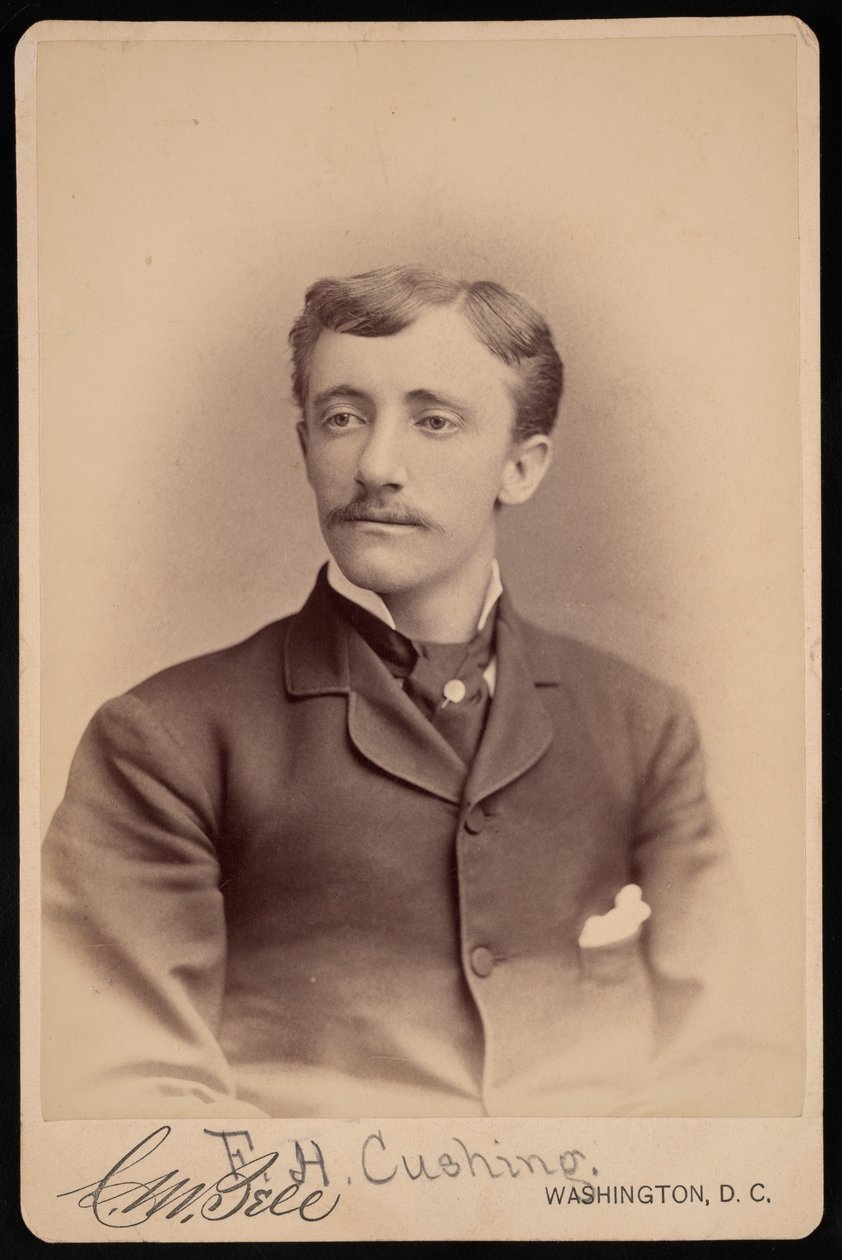Ritratto di Frank Hamilton Cushing 1857-1900, prima del 1893 da Charles Milton Bell