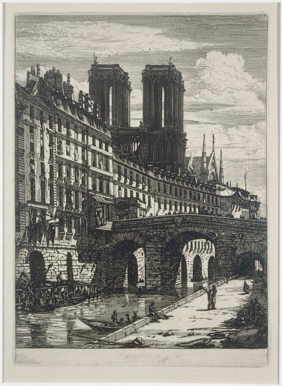 Le Petit Pont da Charles Meryon