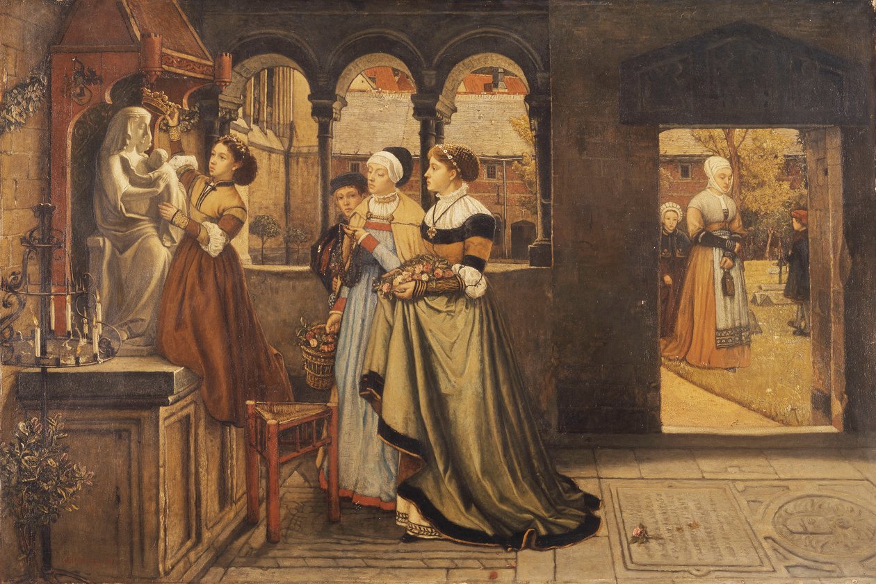 Per la festa di Notre Dame, 1868 da Charles Napier Hemy