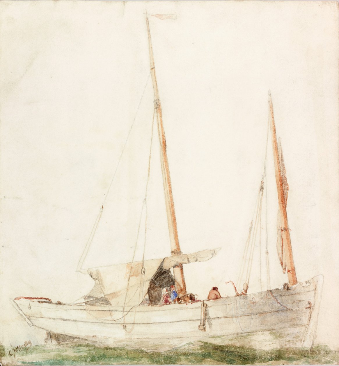 Barca a vela da Charles Napier Hemy